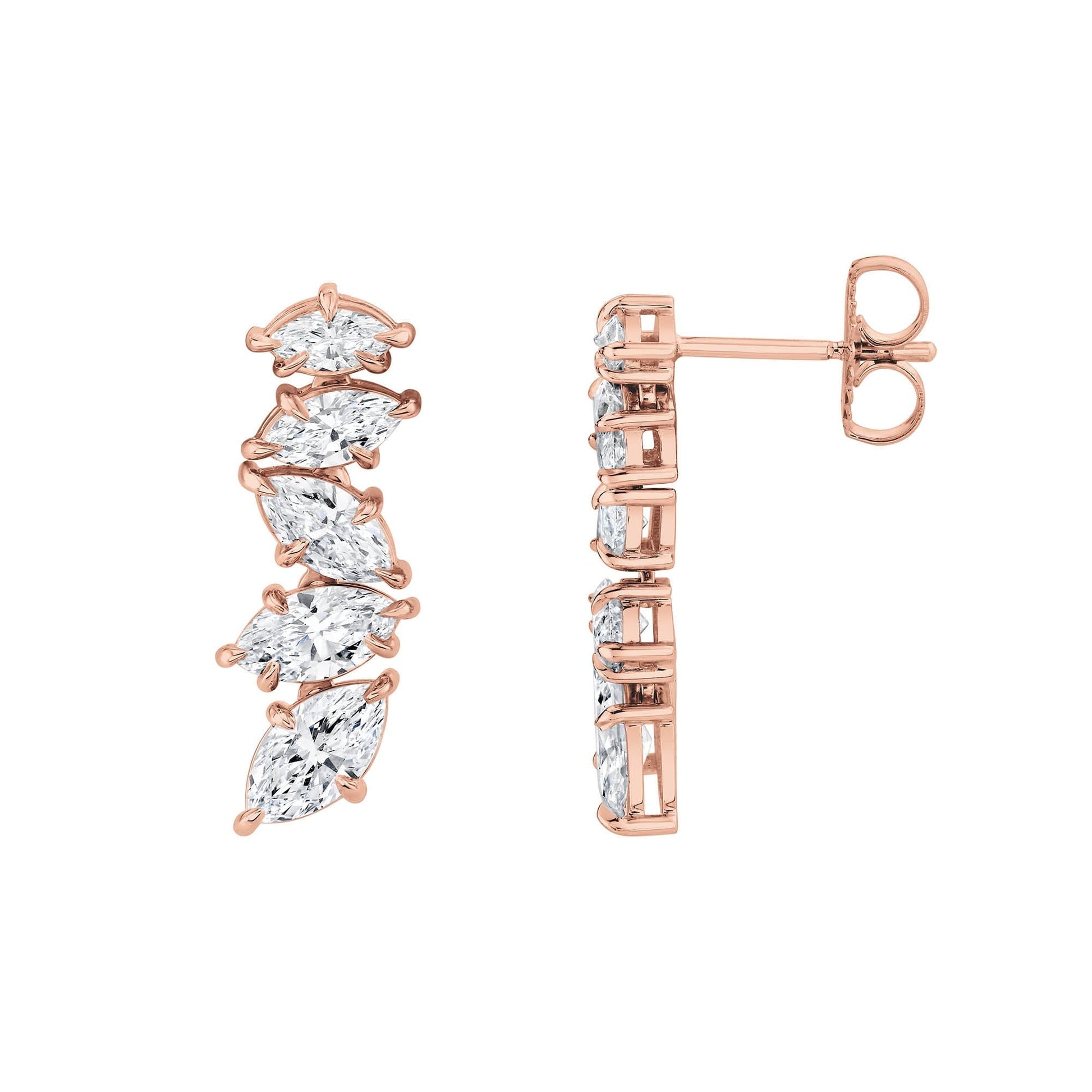 Montage Marquise Drop Earrings