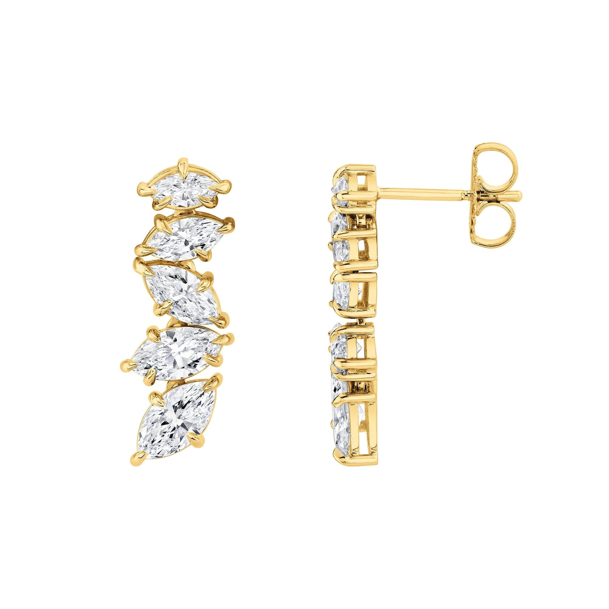 Montage Marquise Drop Earrings