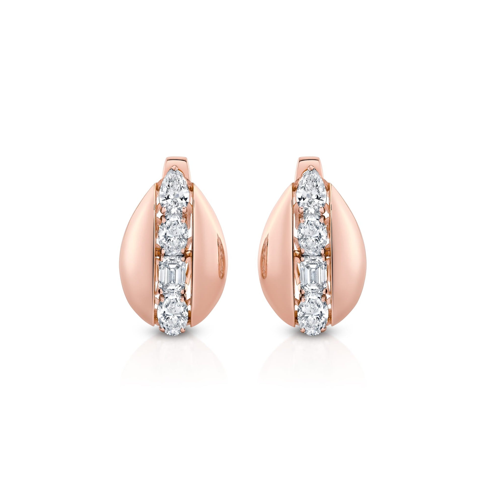 Montage Mixed-Cut Sculpted Earrings