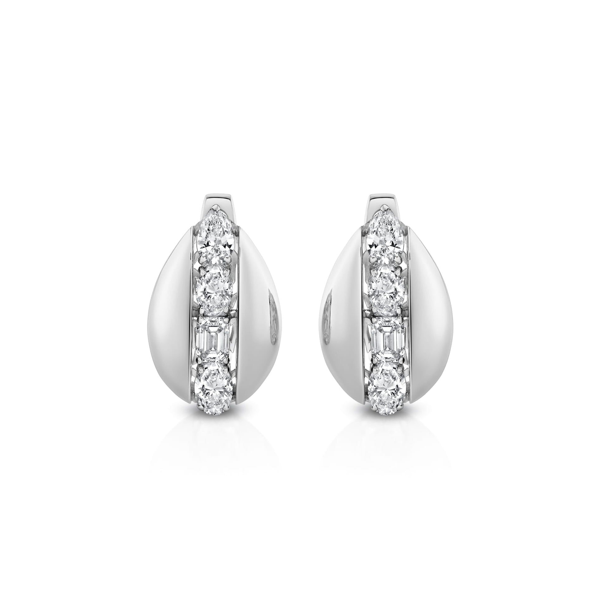 Montage Mixed-Cut Sculpted Earrings