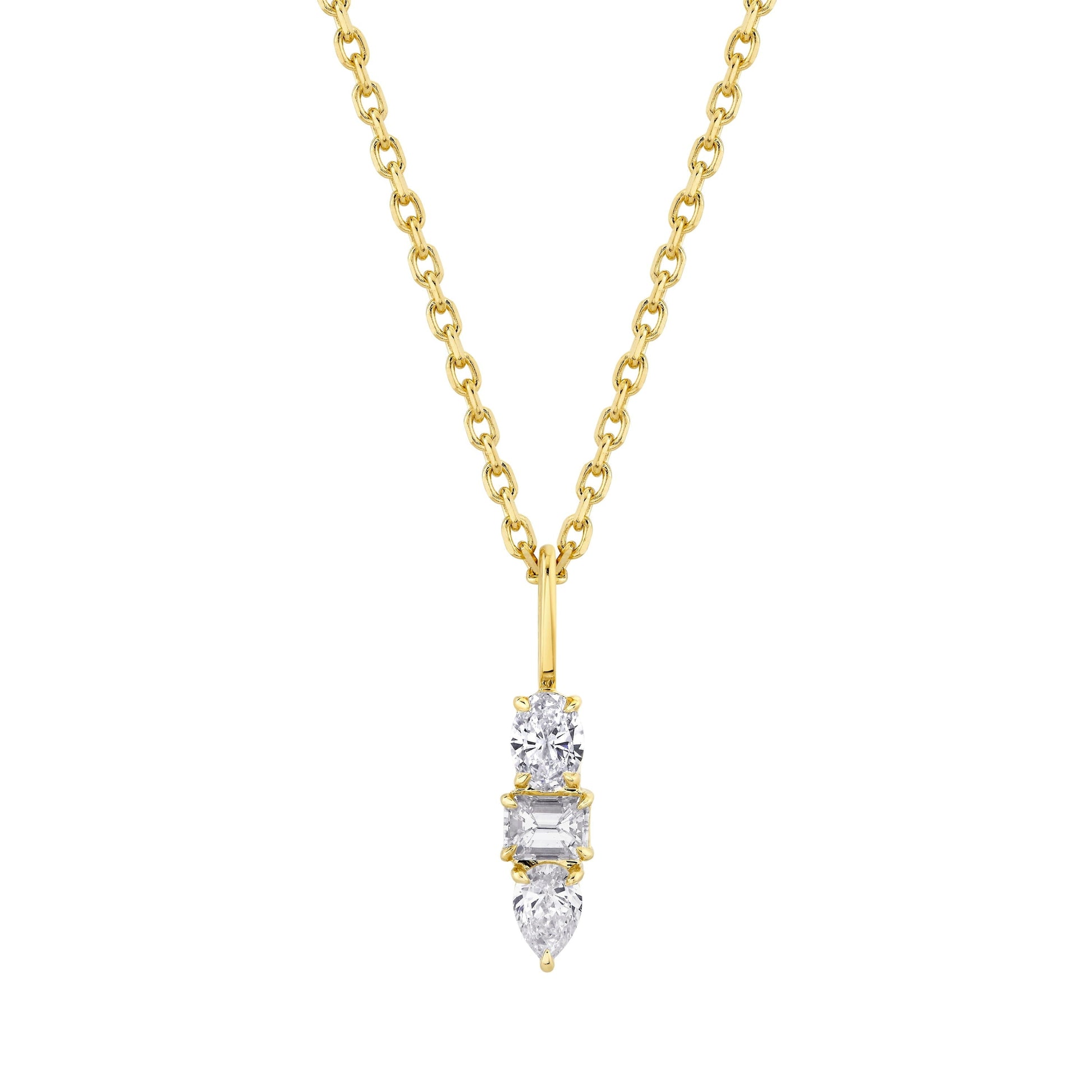 Montage 3 Drop Pendant Necklace