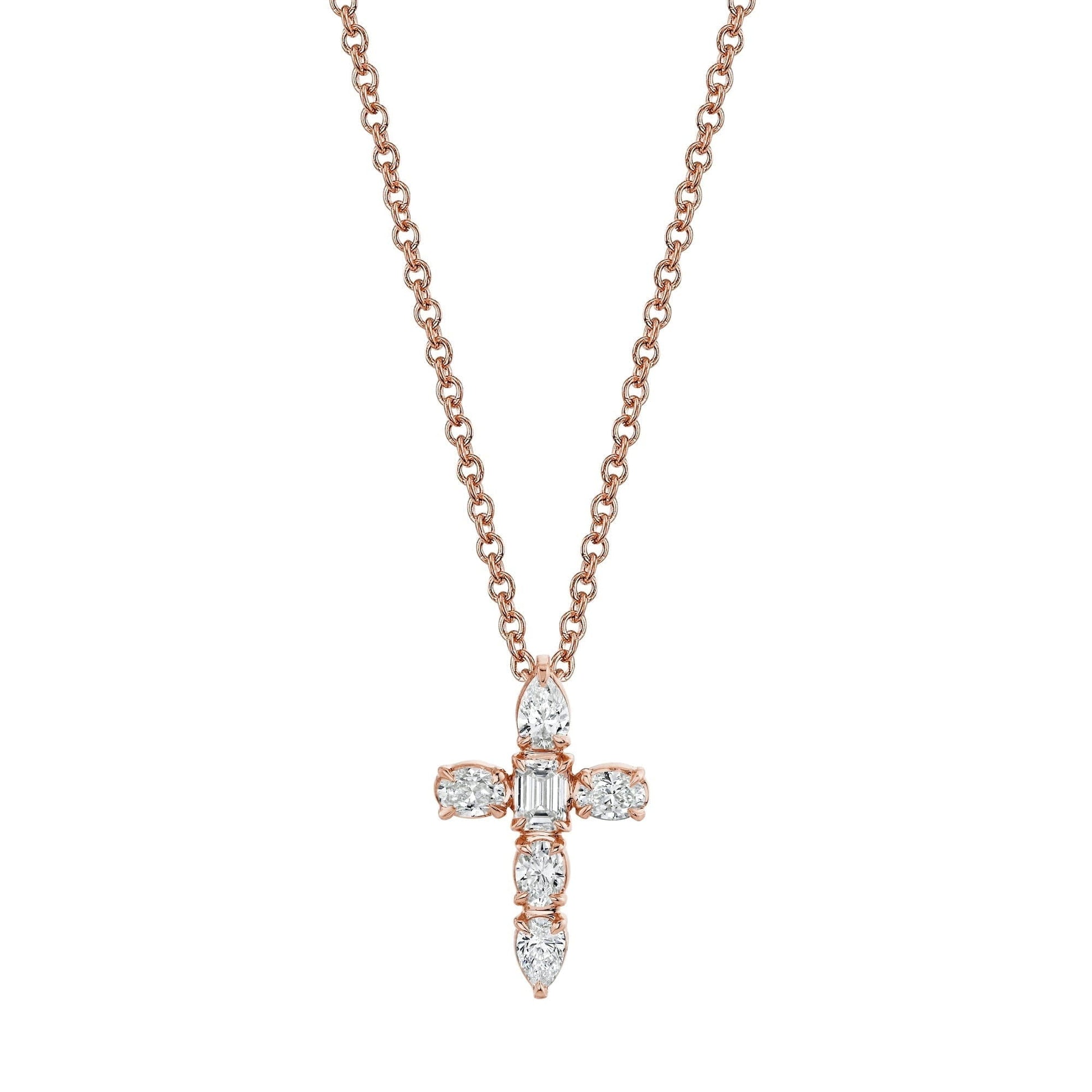 Montage Small Diamond Cross Pendant