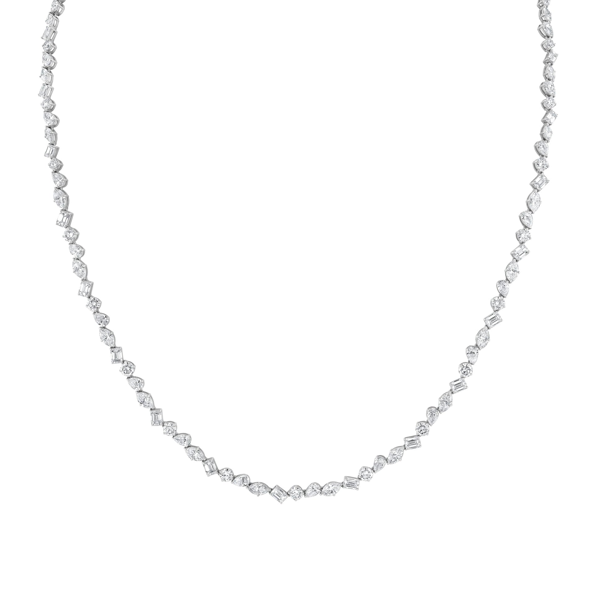Montage Mixed-Cut Tennis Necklace