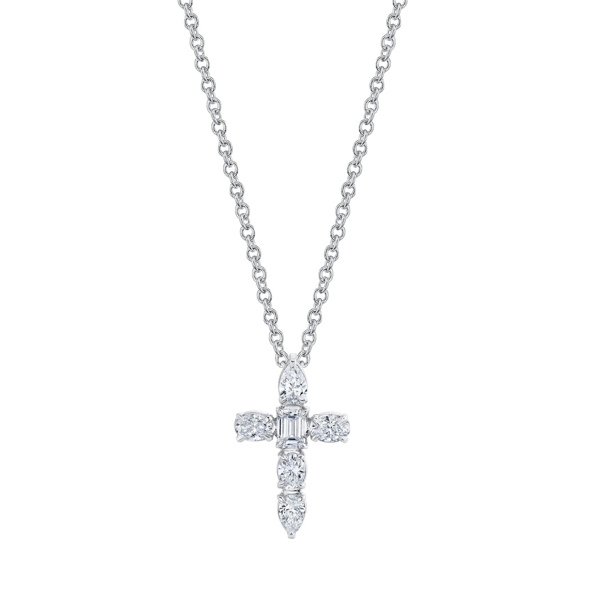 Montage Small Diamond Cross Pendant
