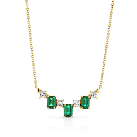 Montage Color Princess & Emerald Necklace
