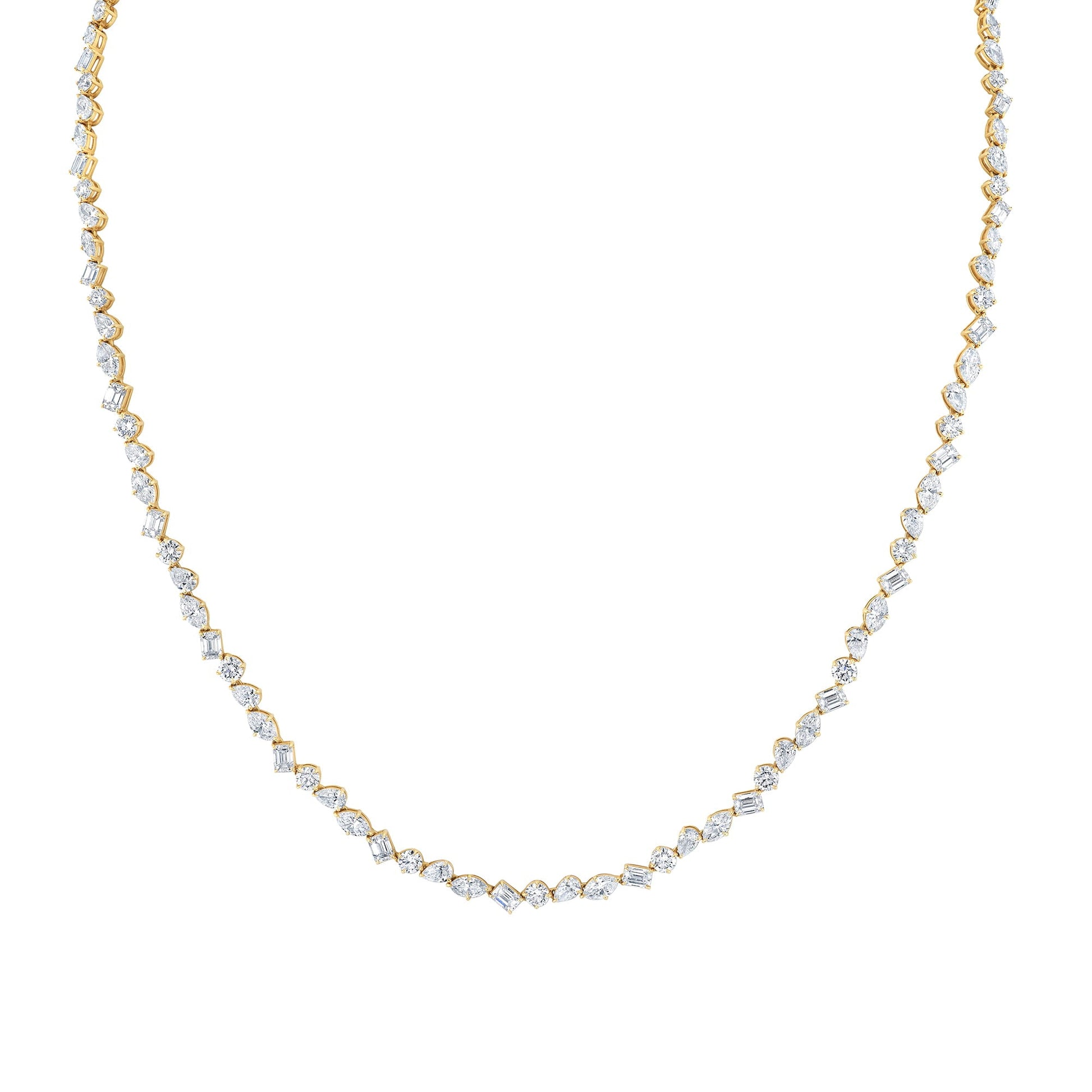 Montage Mixed-Cut Tennis Necklace