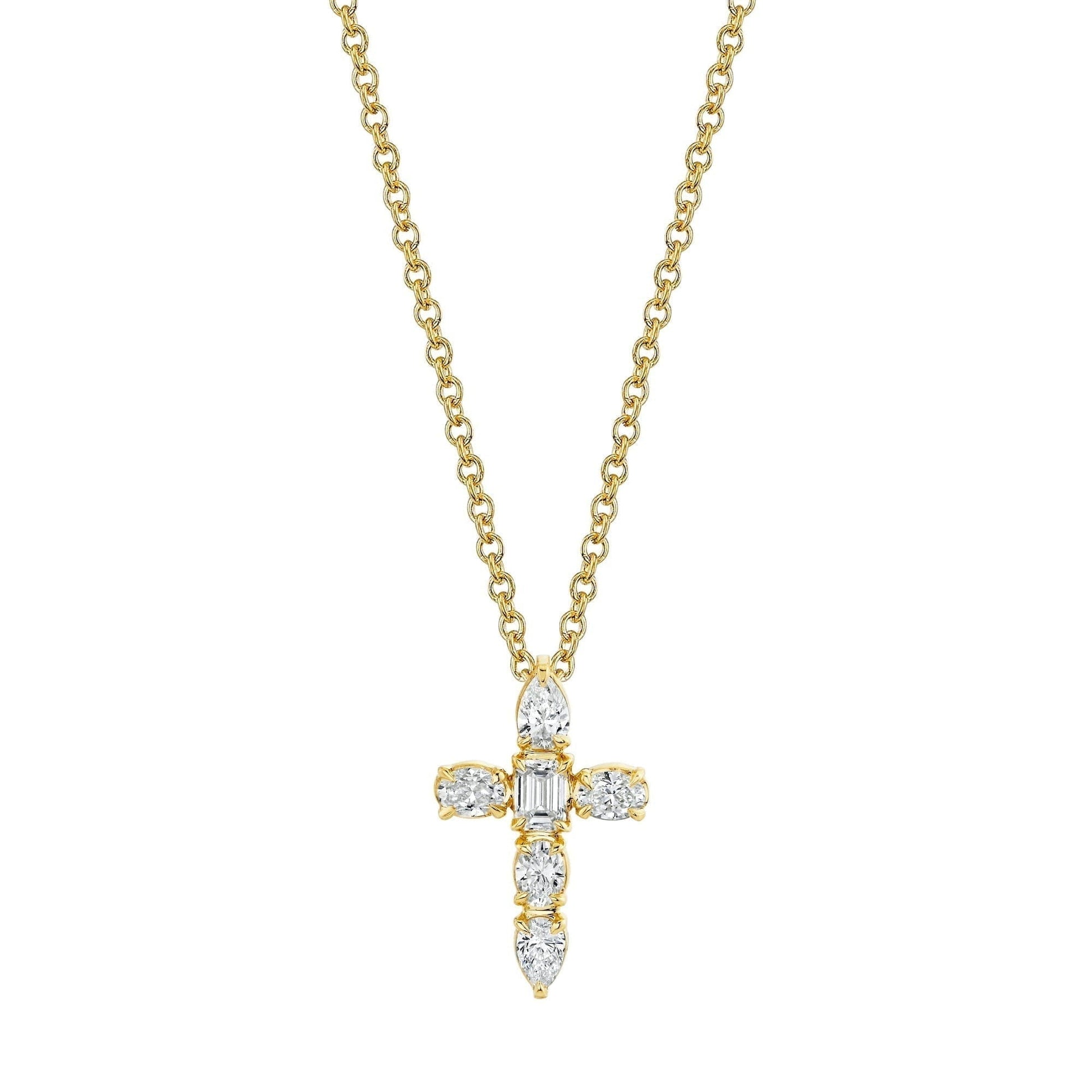 Montage Small Diamond Cross Pendant