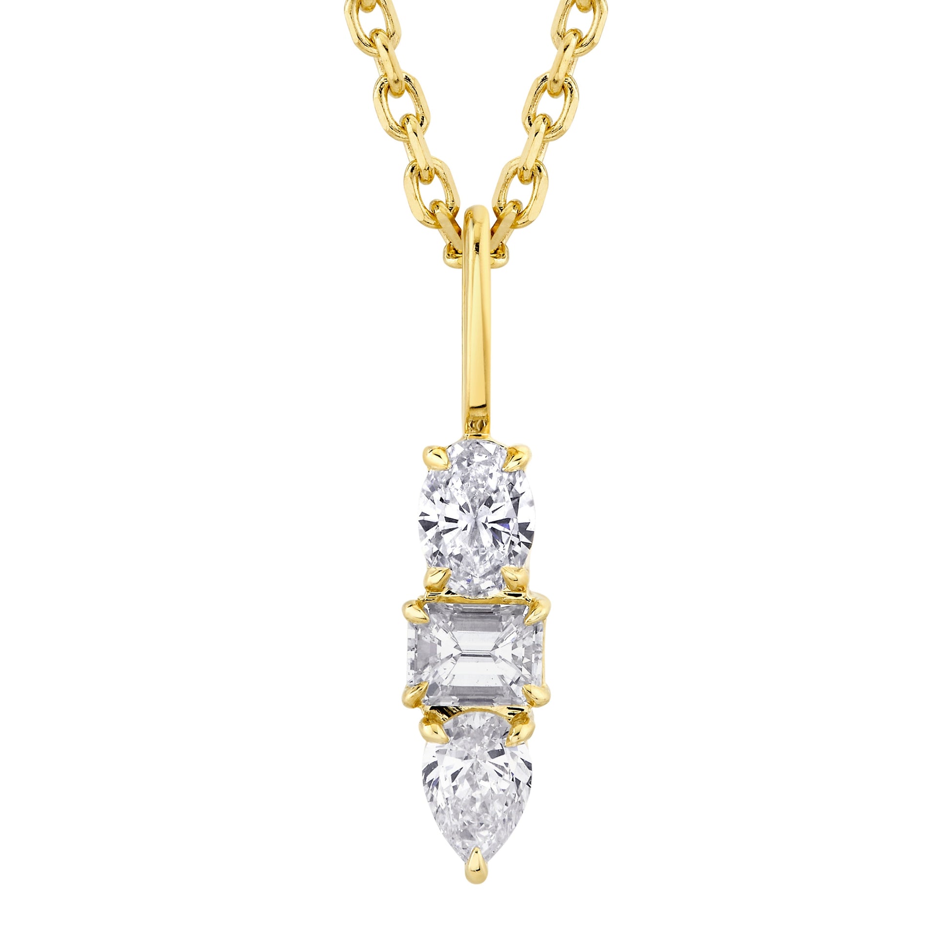 Montage 3 Drop Pendant Necklace