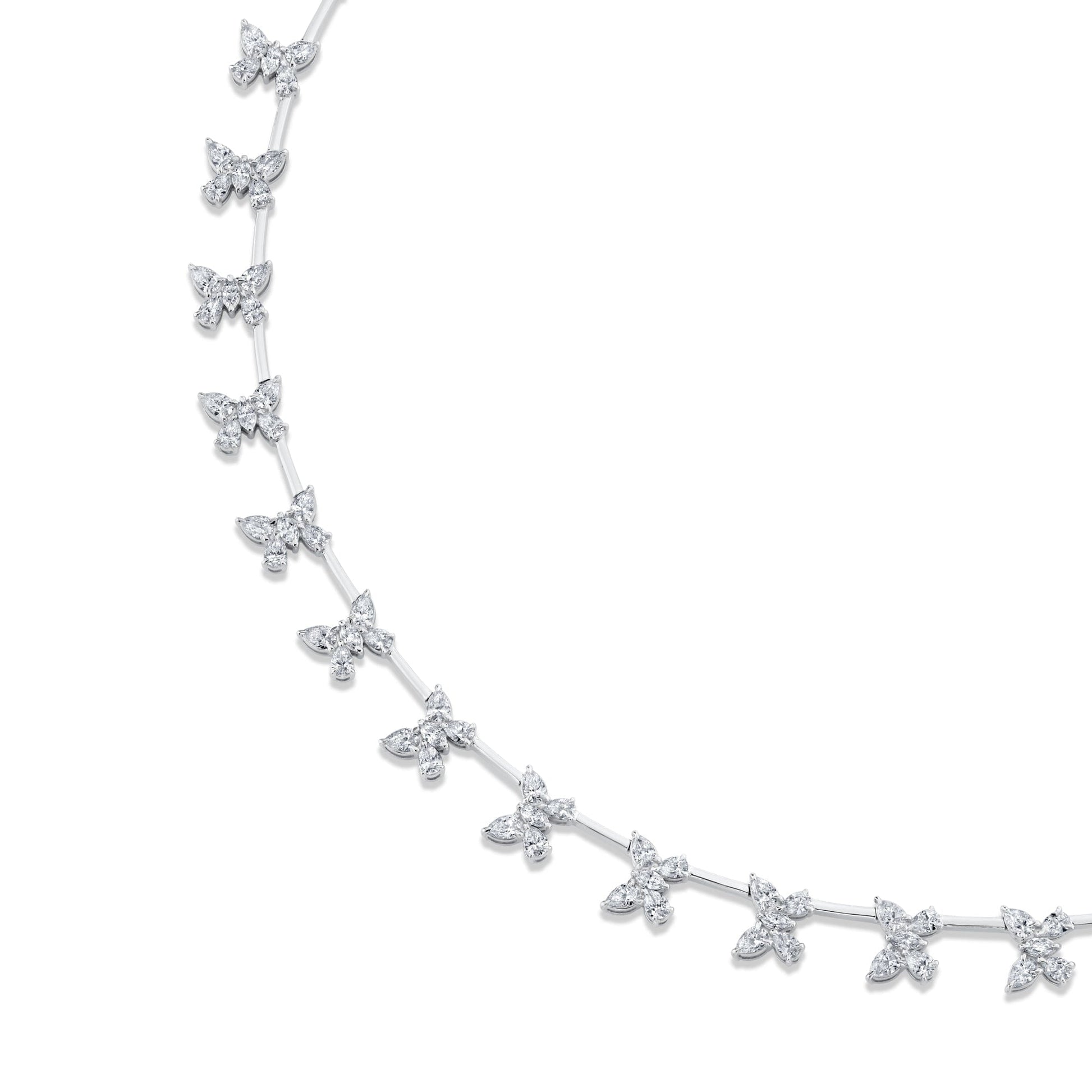 Montage Butterfly Tennis Necklace
