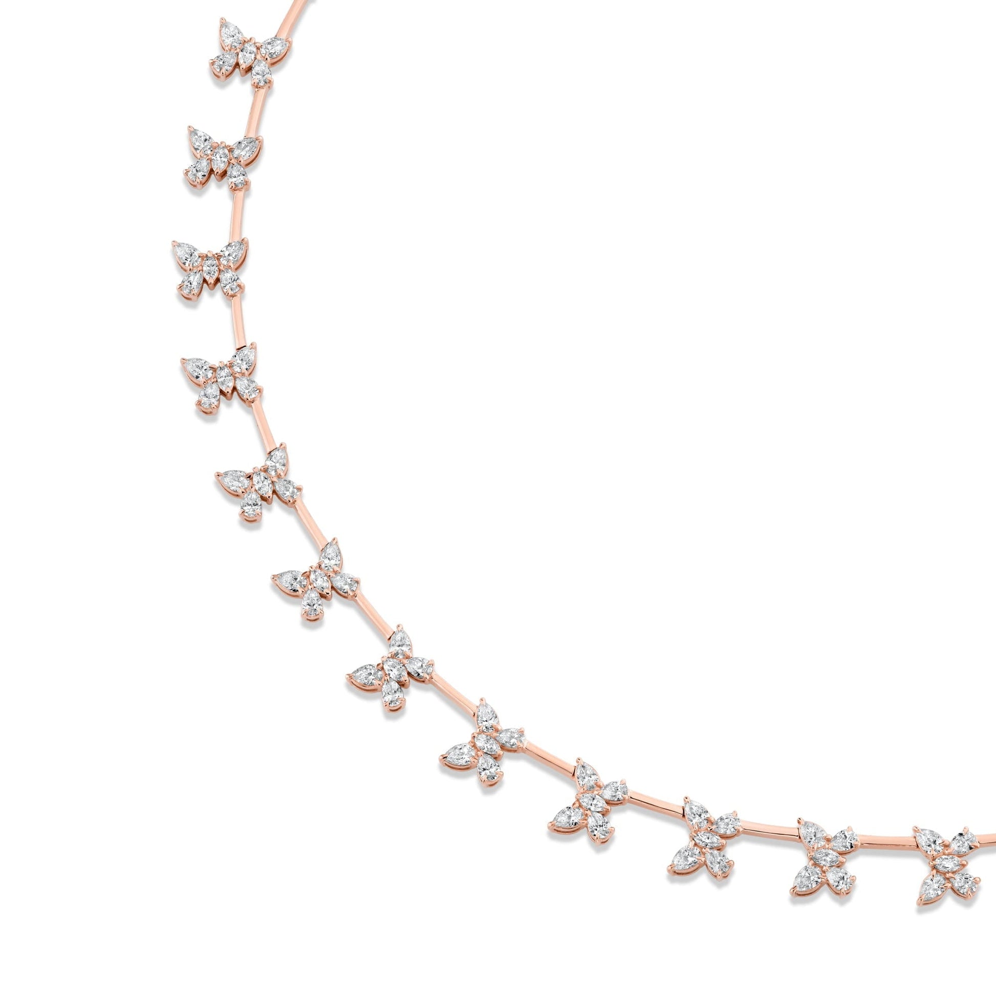 Montage Butterfly Tennis Necklace