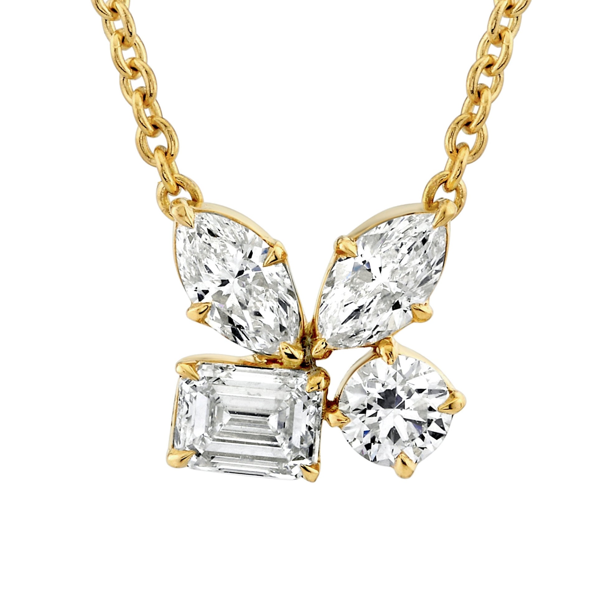 Montage Cluster Necklace
