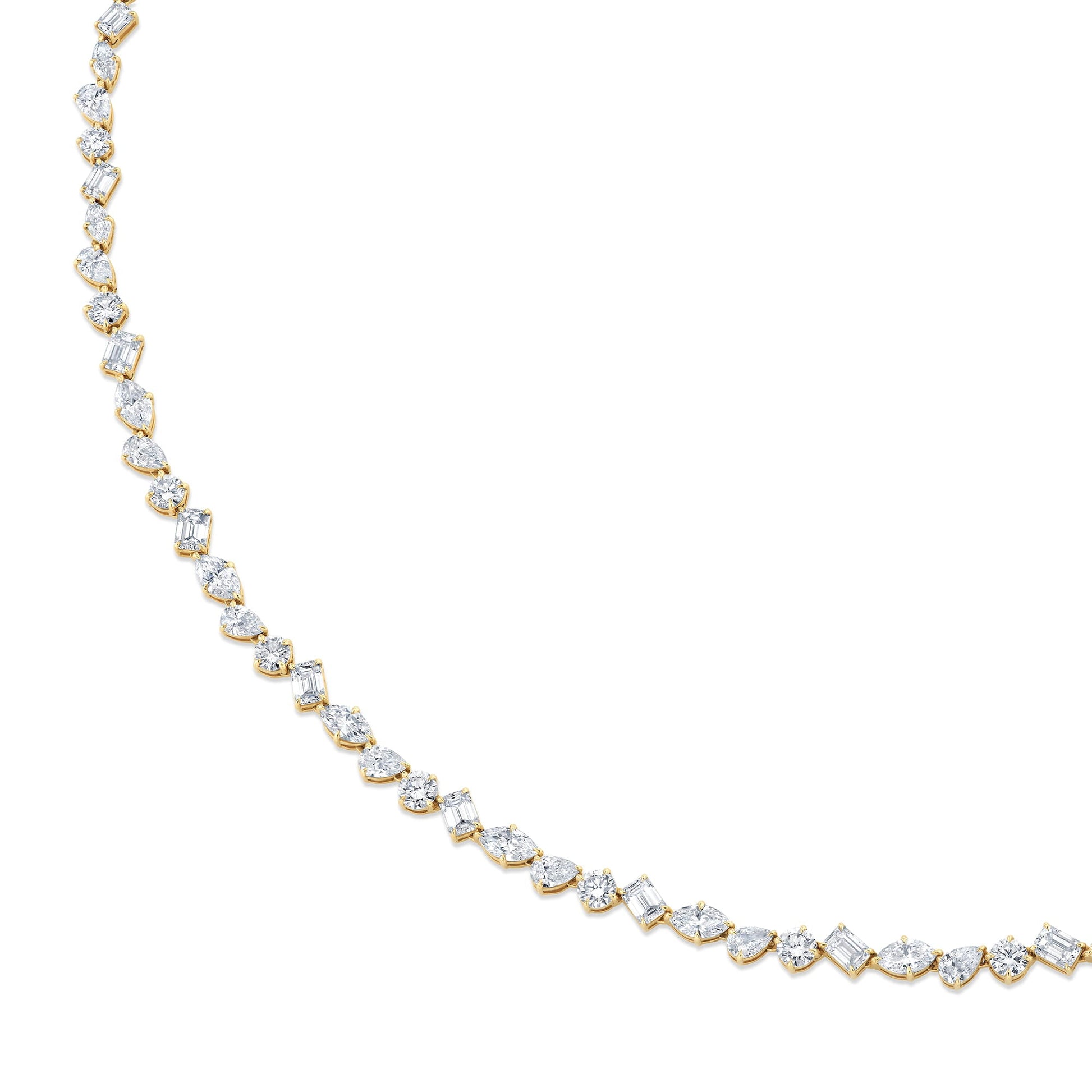 Montage Mixed-Cut Tennis Necklace