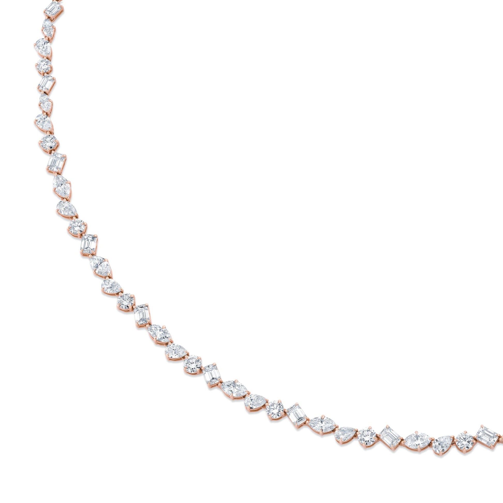 Montage Mixed-Cut Tennis Necklace