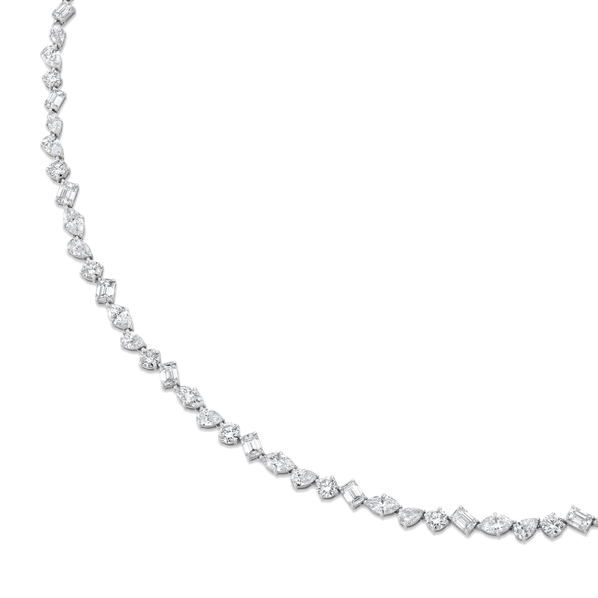Montage Mixed-Cut Tennis Necklace