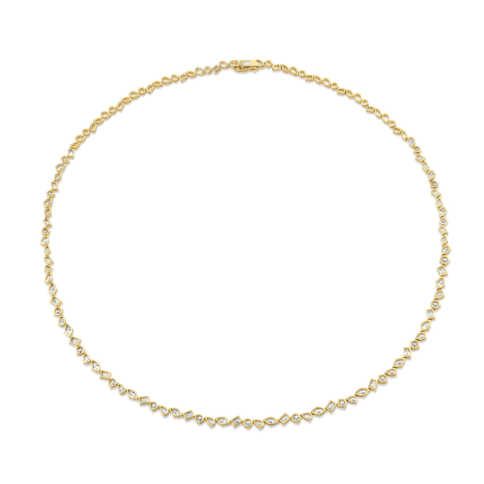 Montage Mixed-Cut Tennis Necklace