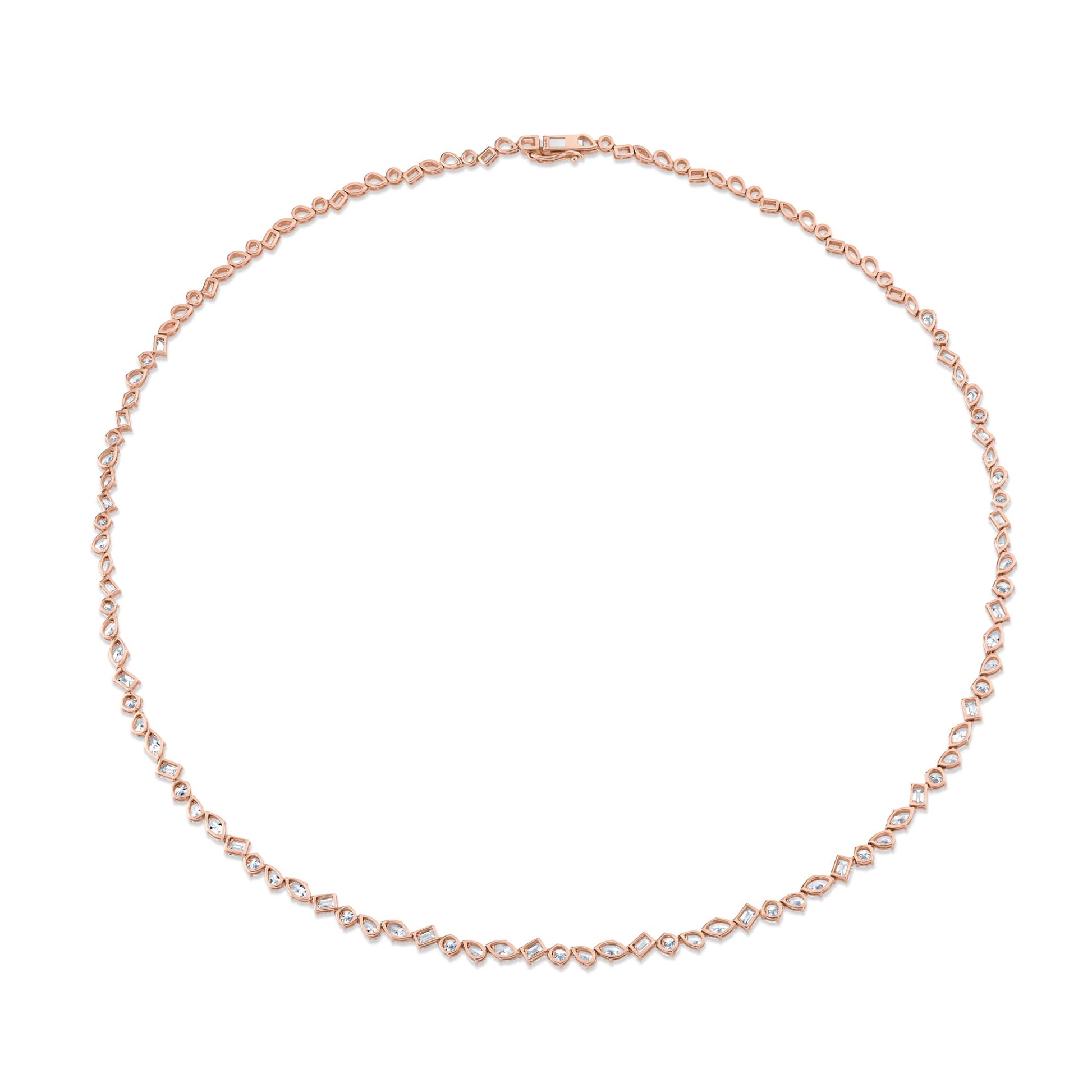 Montage Mixed-Cut Tennis Necklace