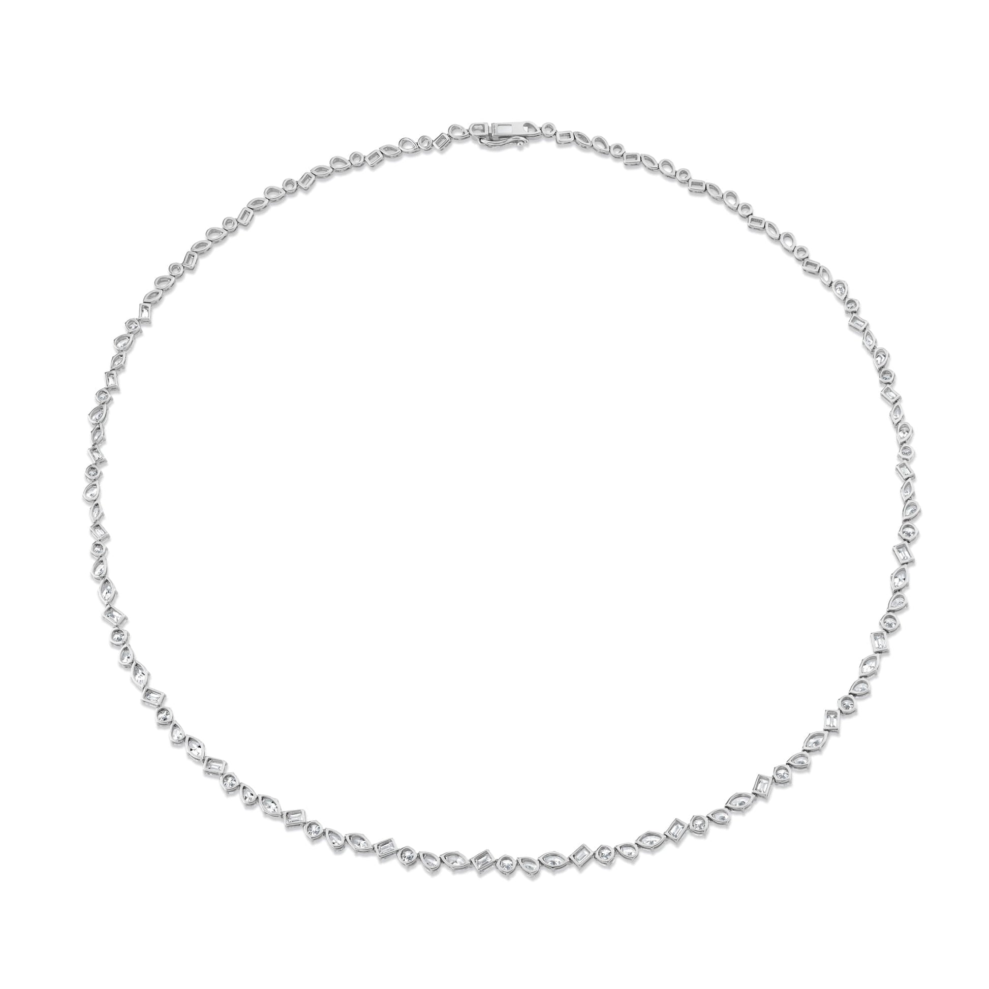 Montage Mixed-Cut Tennis Necklace