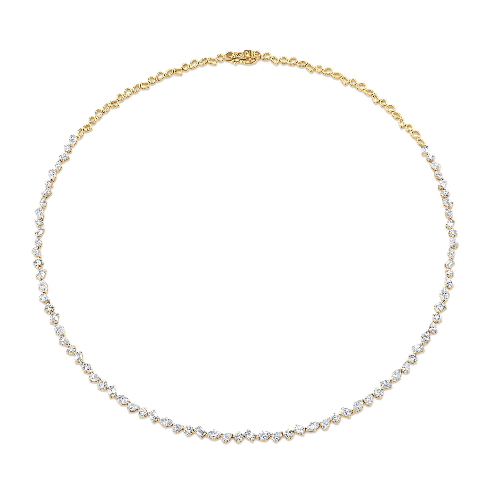 Montage Mixed-Cut Tennis Necklace