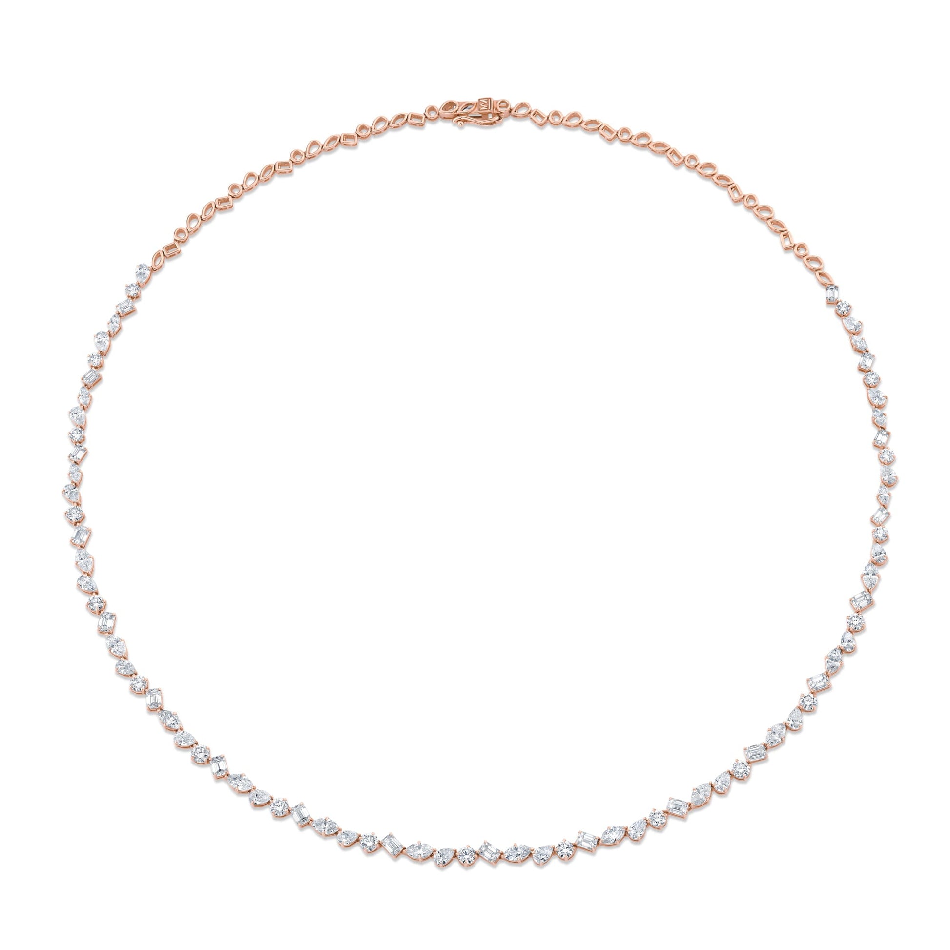 Montage Mixed-Cut Tennis Necklace