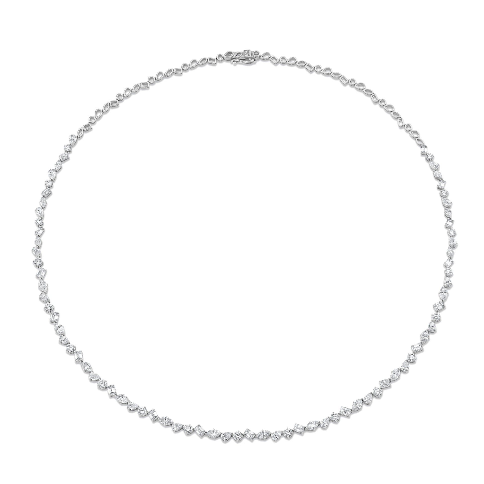 Montage Mixed-Cut Tennis Necklace