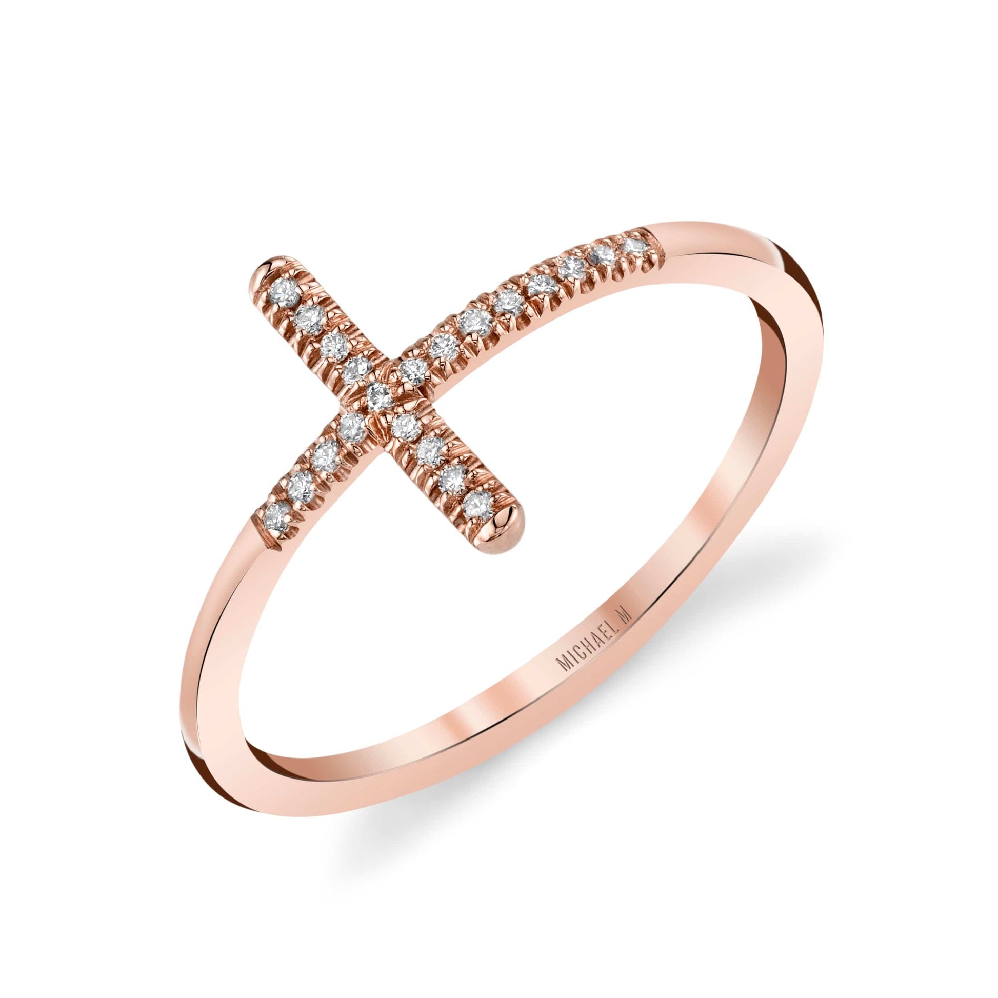 Diamond Cross Ring