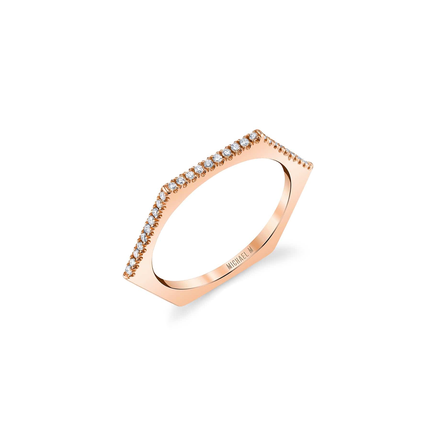 Diamond Hexagon Band