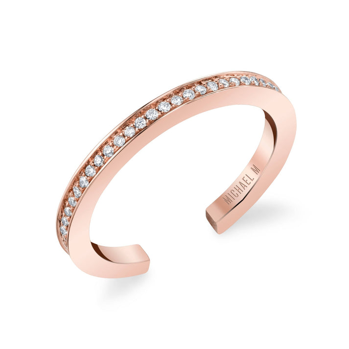 MICHAEL M Enso Classic Diamond Band B309-WG4