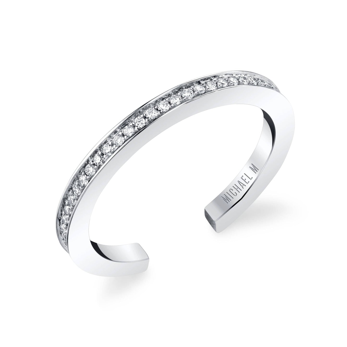 MICHAEL M Enso Classic Diamond Band B309-WG4