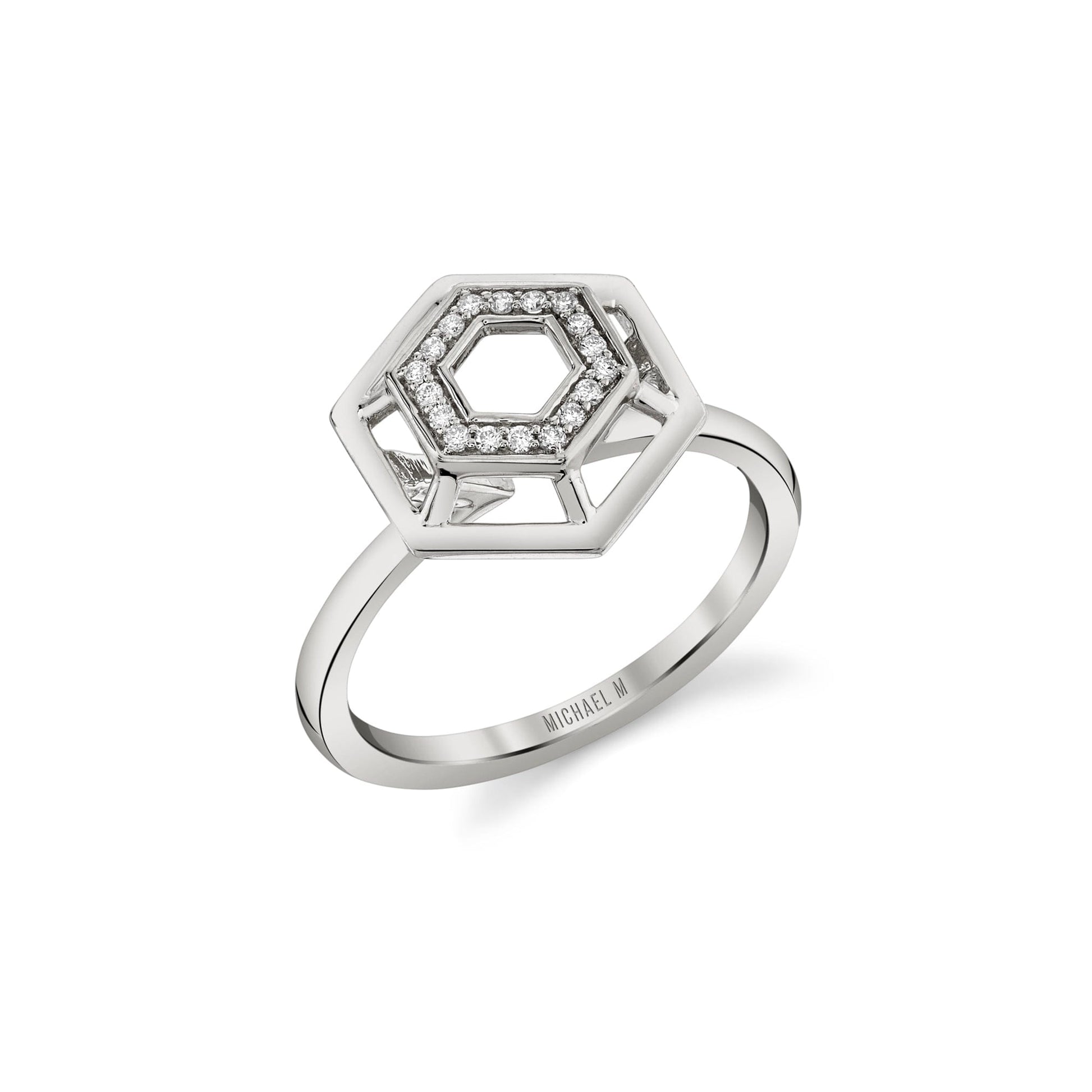 Hex Truss Cocktail Ring