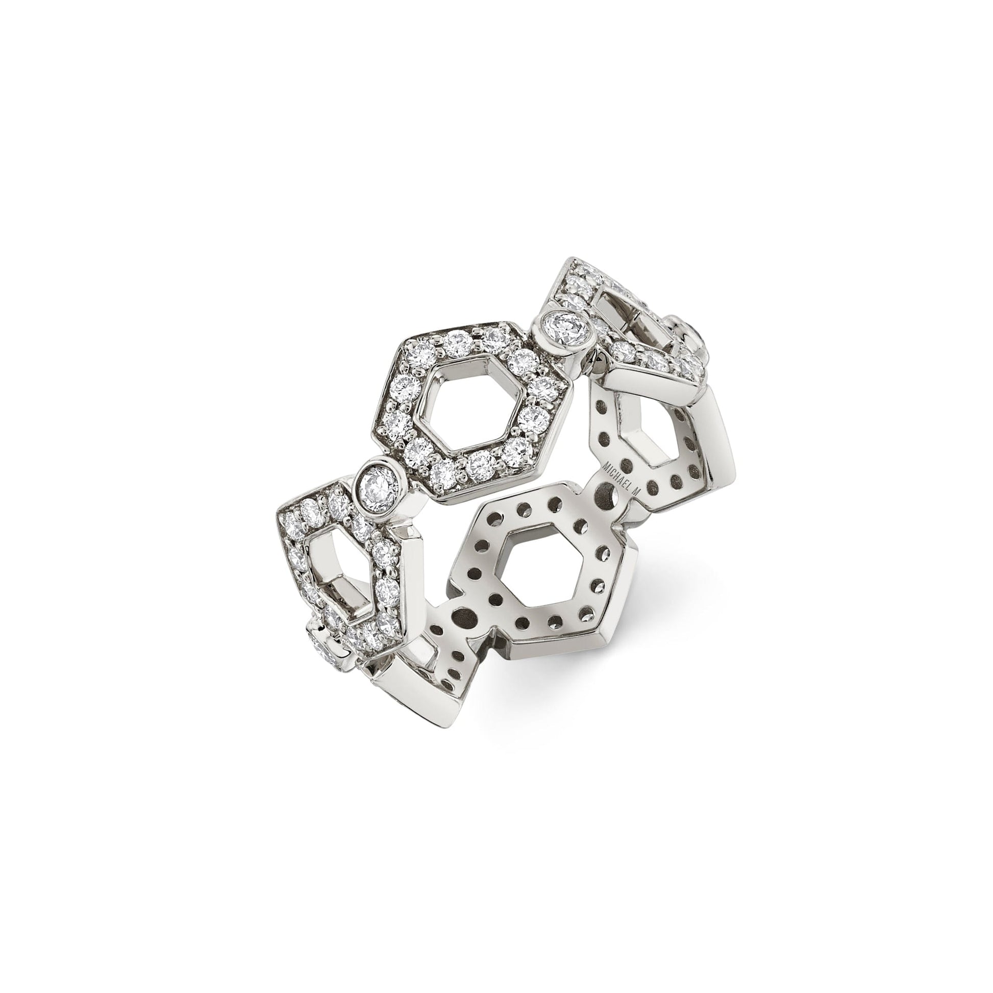 Pavé Hex Infinity Band
