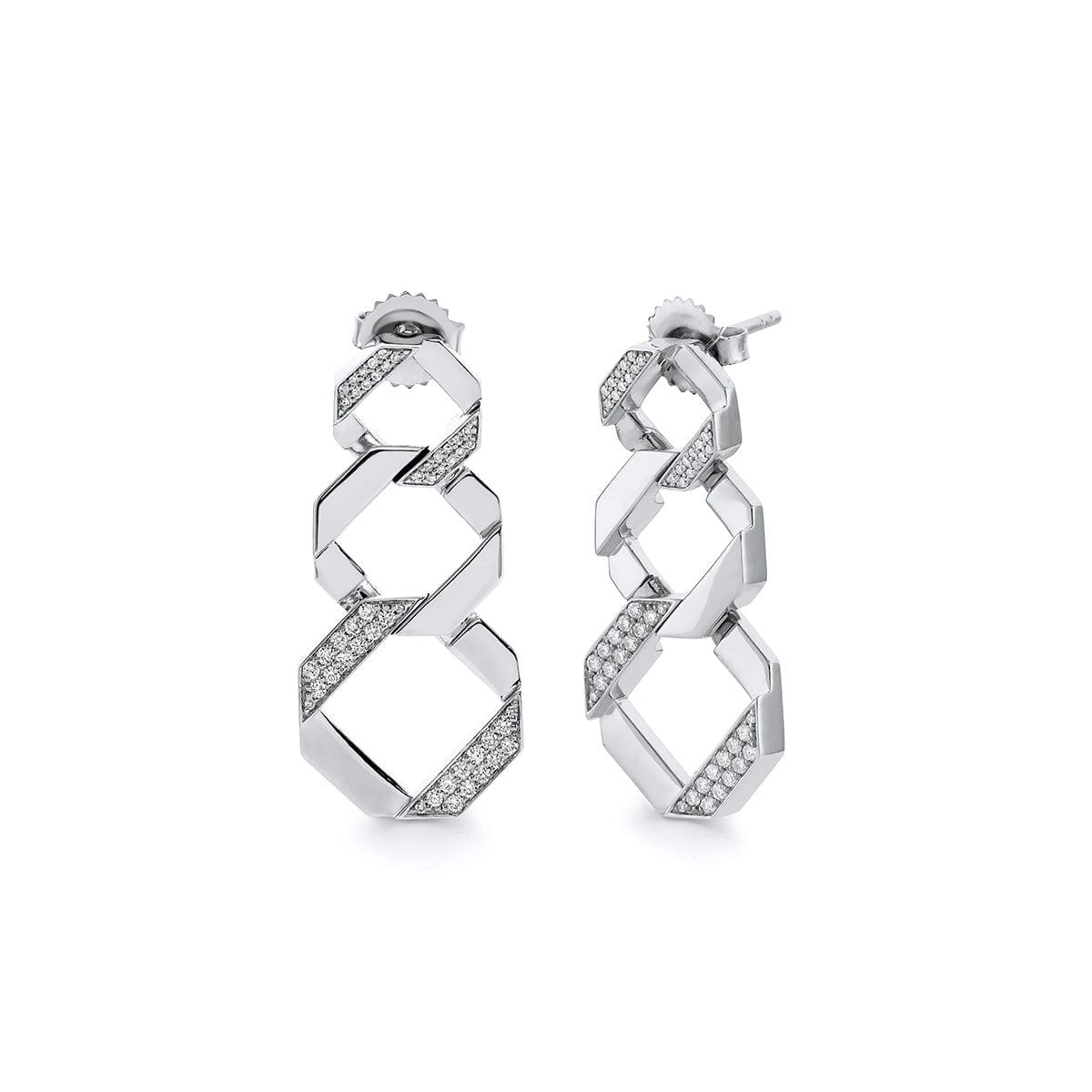 MICHAEL M Octave Chain Link Drop Earrings 