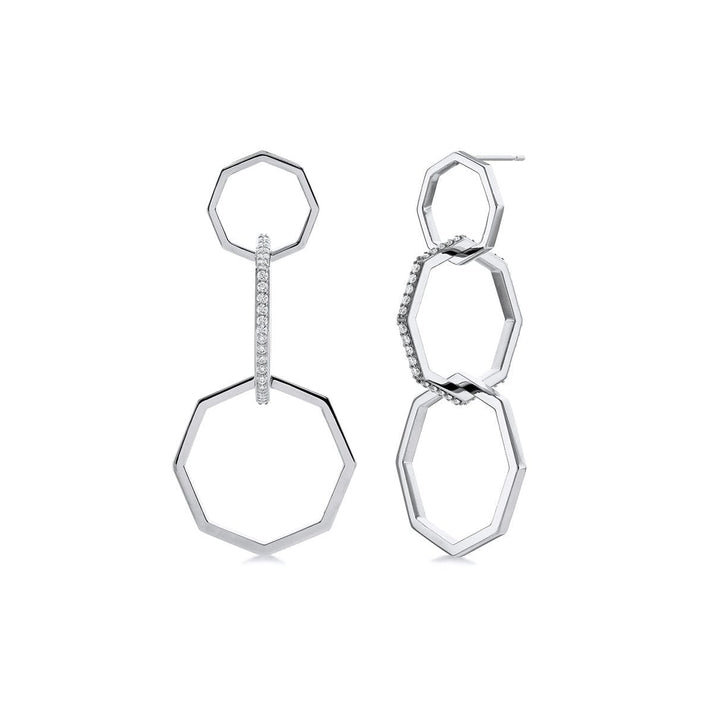 MICHAEL M Octave Drop Earrings ER553-YG