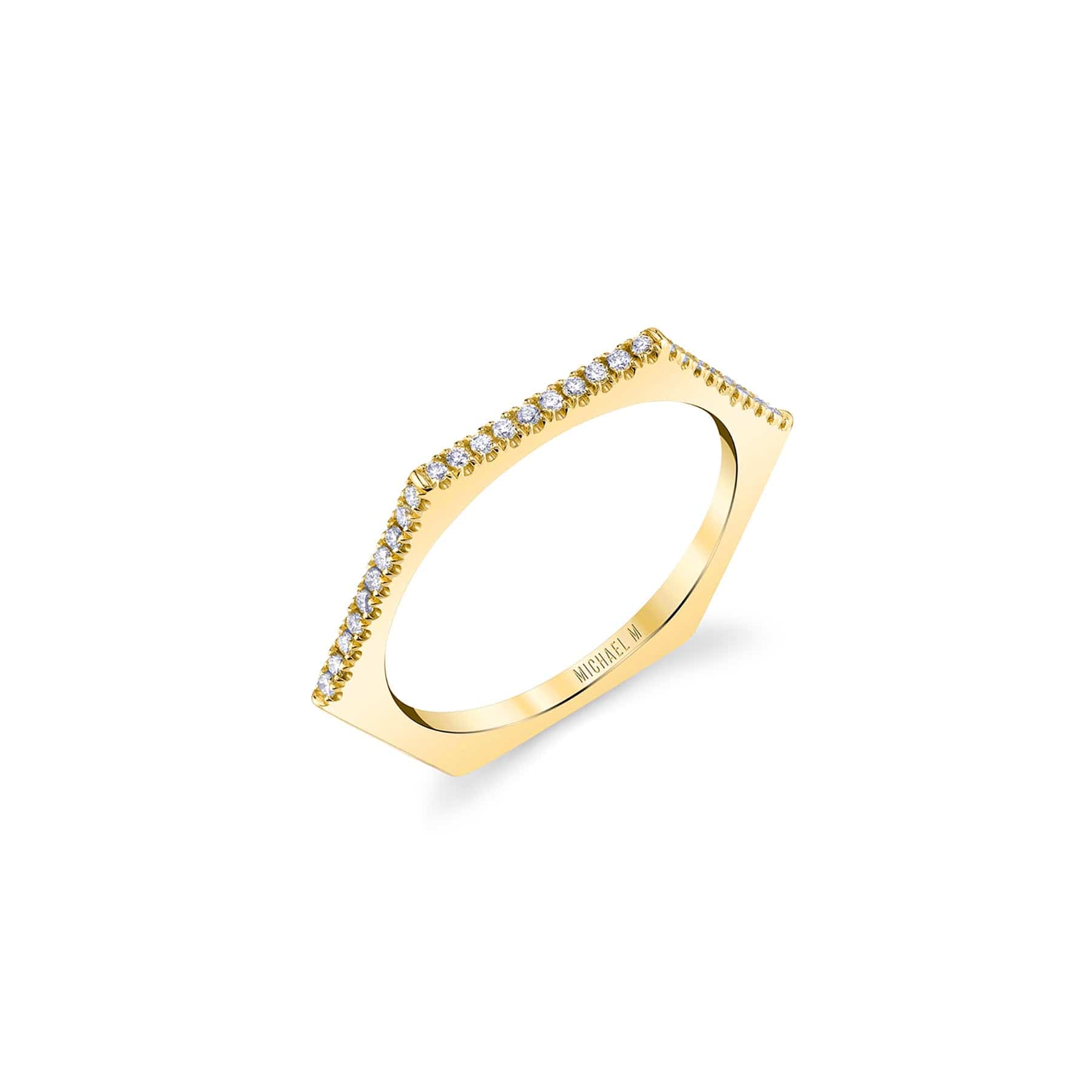 Diamond Hexagon Band