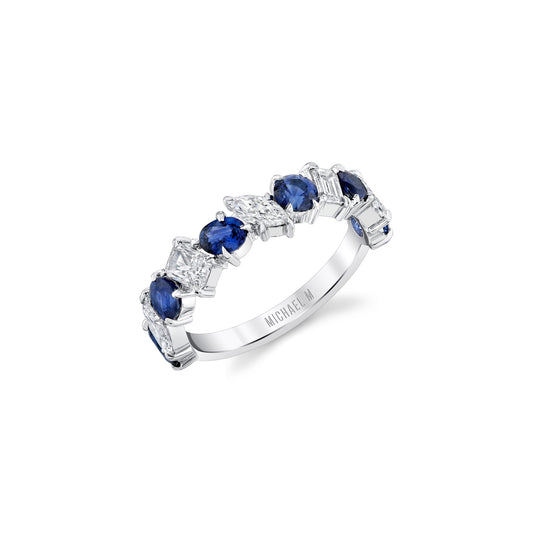 Montage Color Sapphire Mixed-Cut Ring
