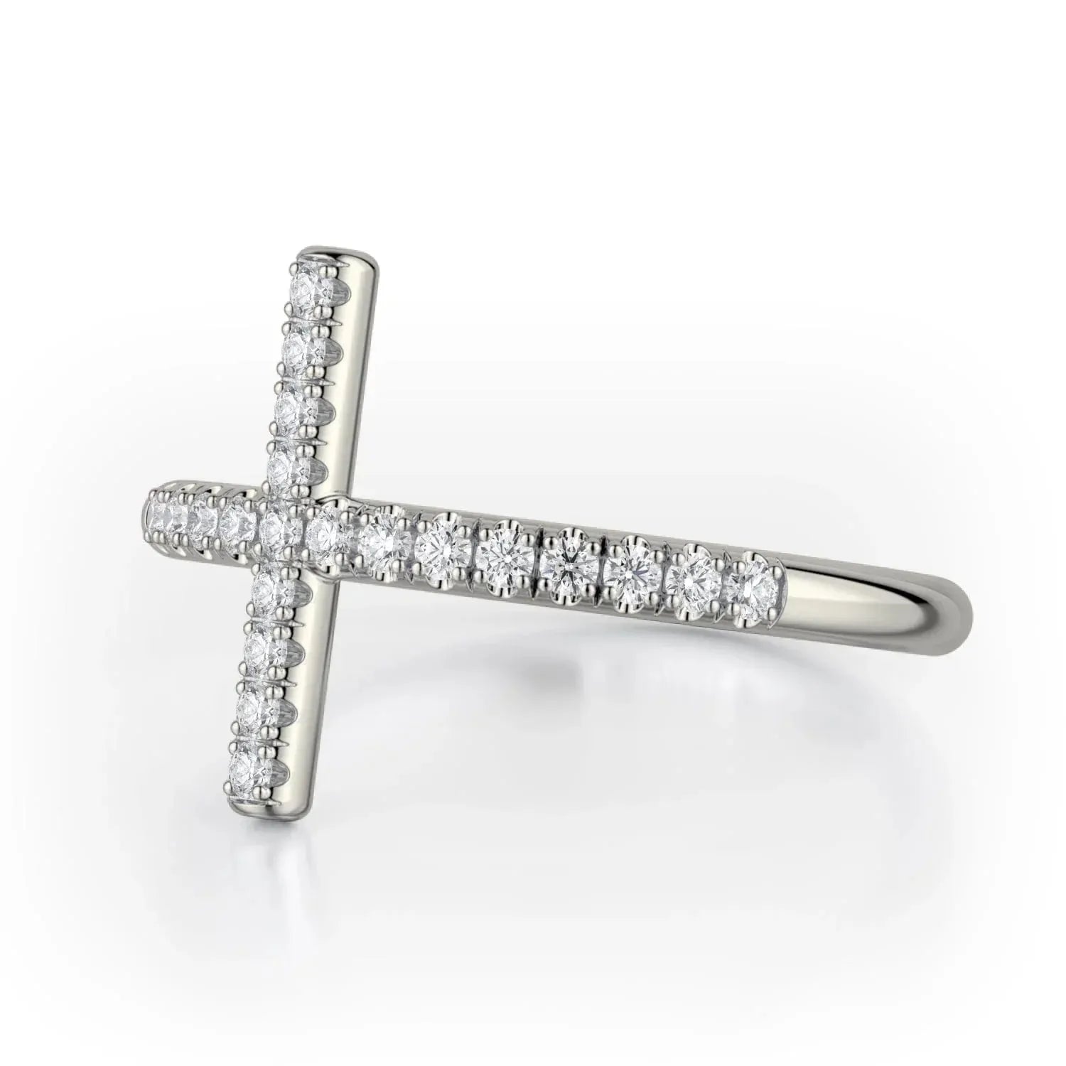 Diamond Cross Ring