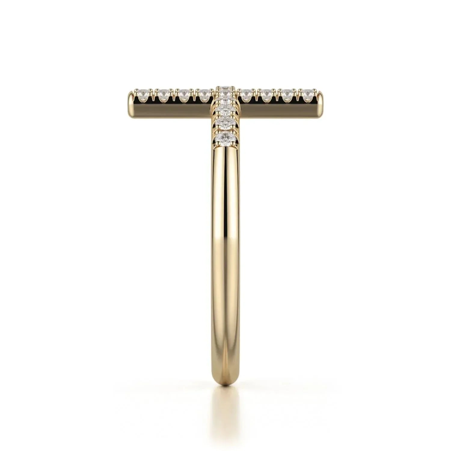 Diamond Cross Ring