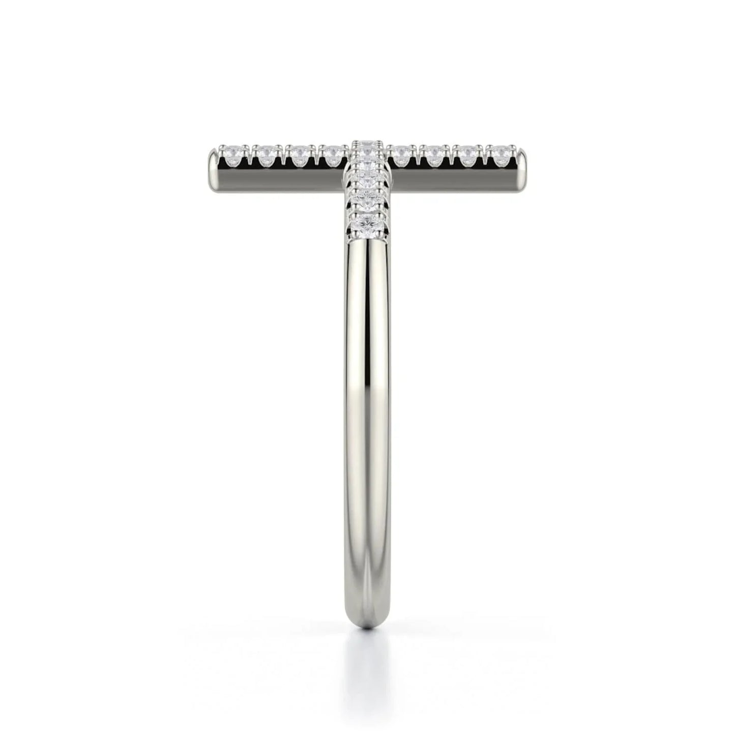 MICHAEL M Diamond Cross Ring F330-WG4