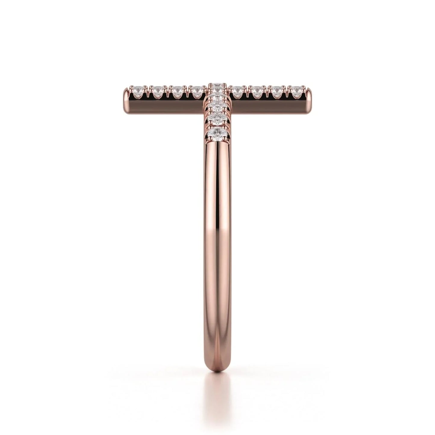 MICHAEL M Diamond Cross Ring F330-WG4