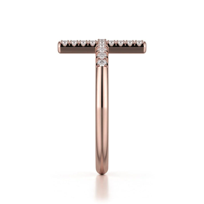 MICHAEL M Diamond Cross Ring F330-WG4