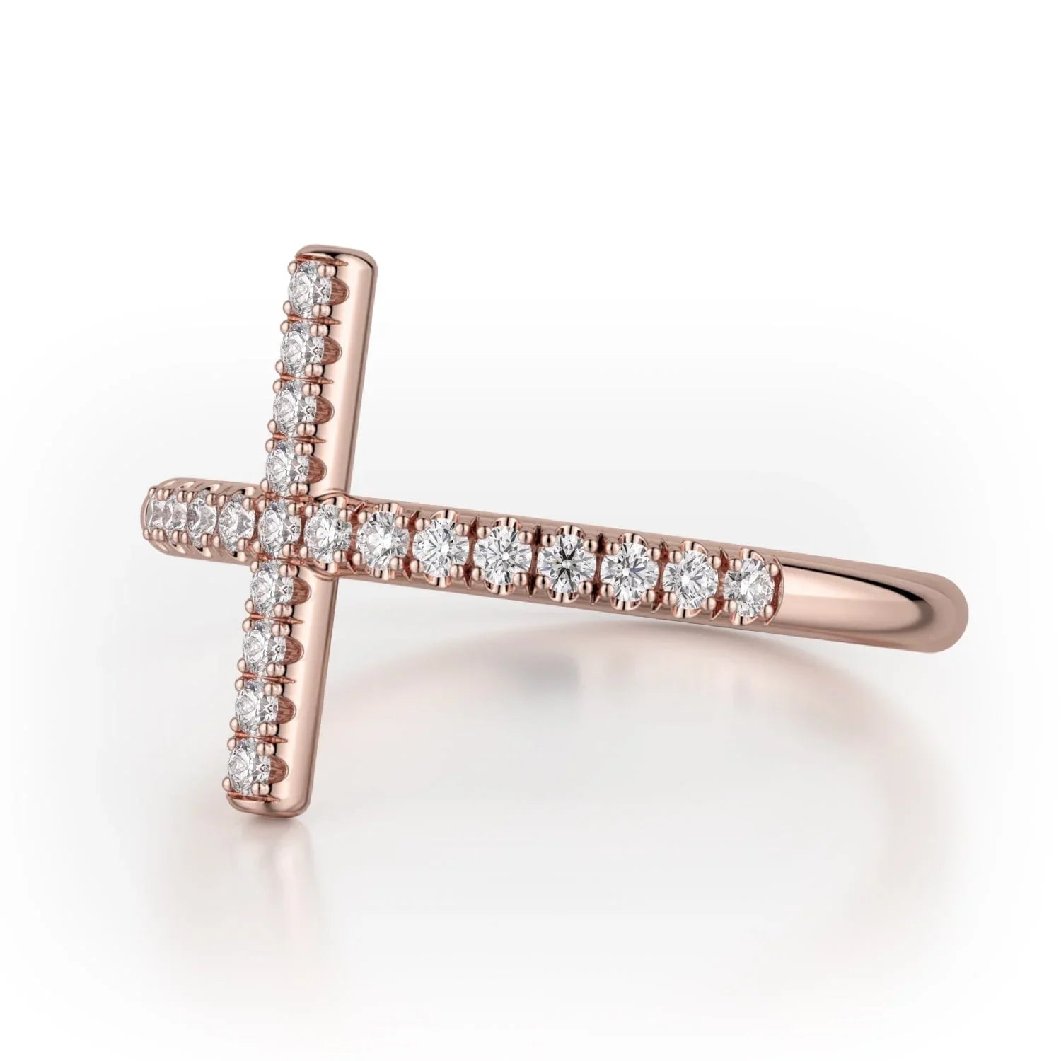 Diamond Cross Ring