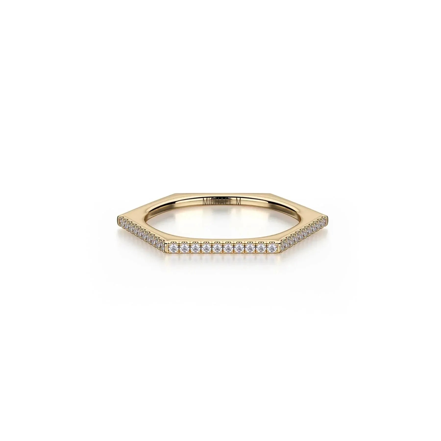 Diamond Hexagon Band