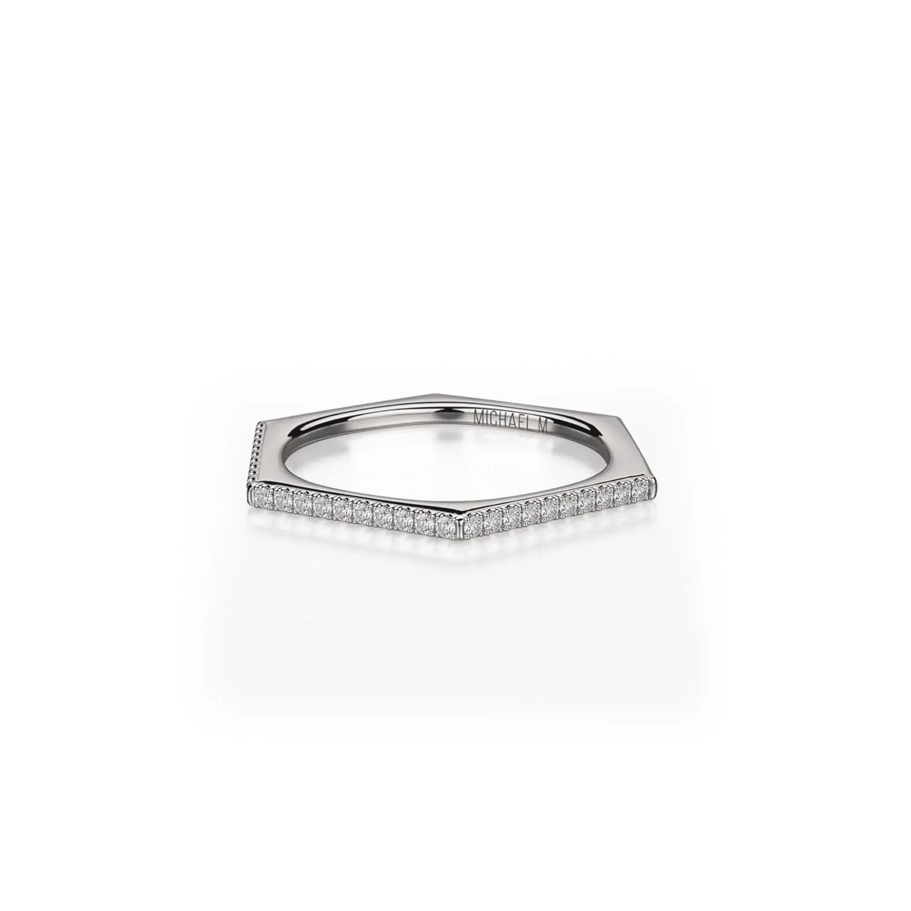Diamond Hexagon Band