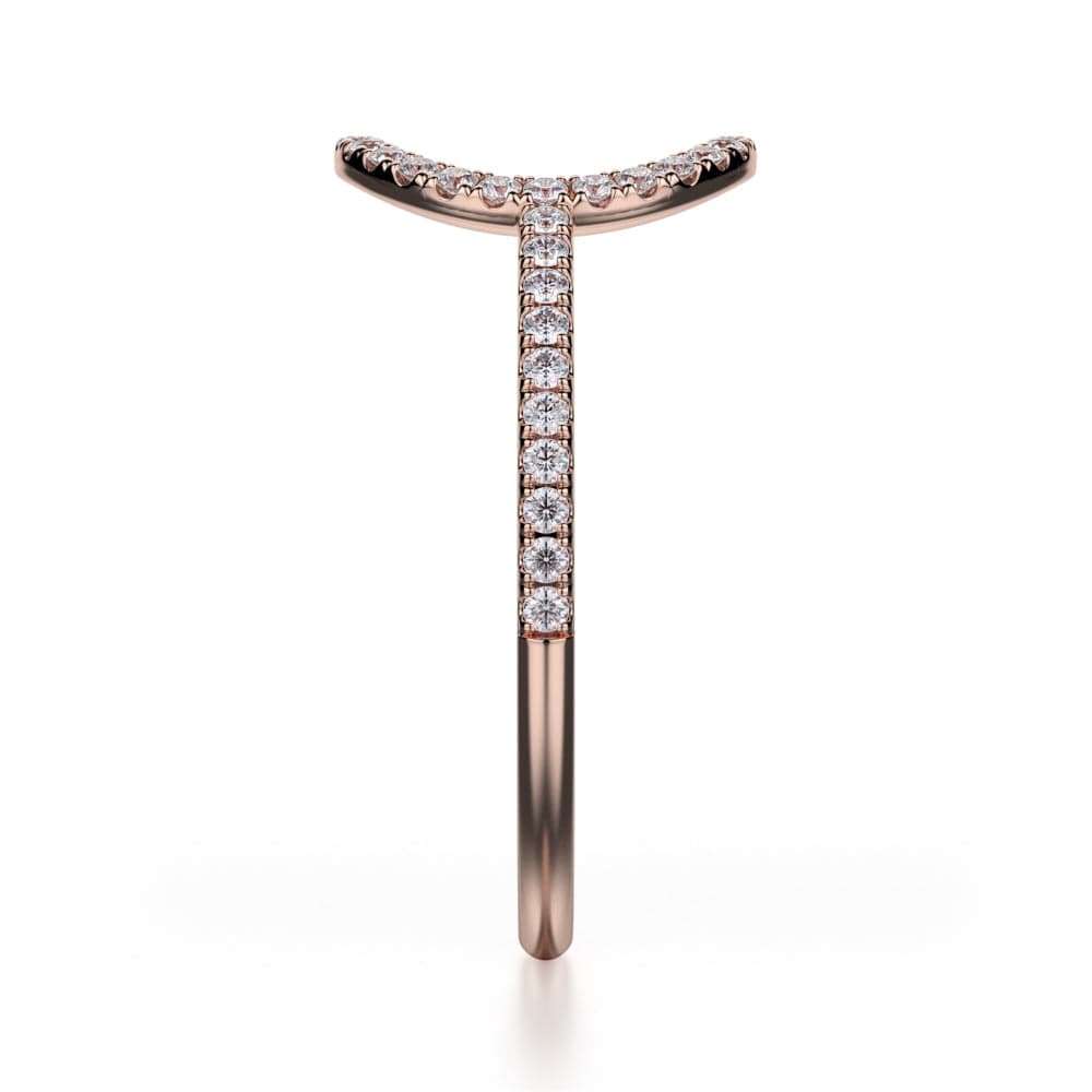 Diamond Open Circle Ring