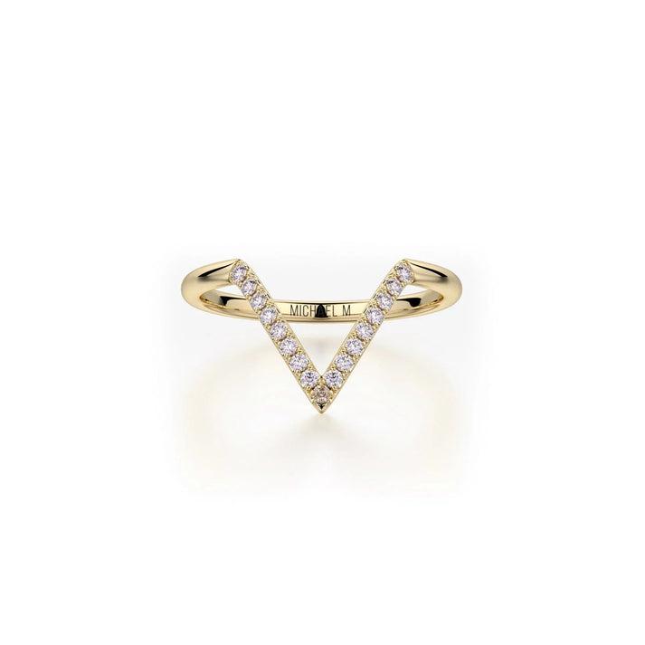 MICHAEL M Diamond V Ring F283-YG4