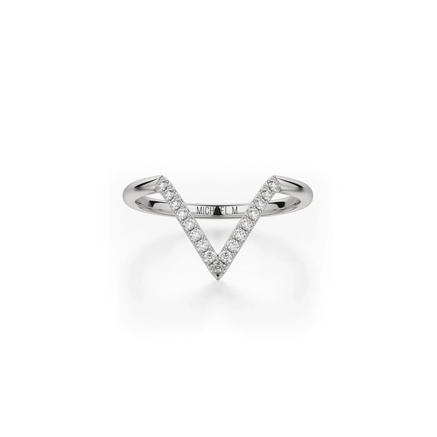 MICHAEL M Diamond V Ring F283-YG4