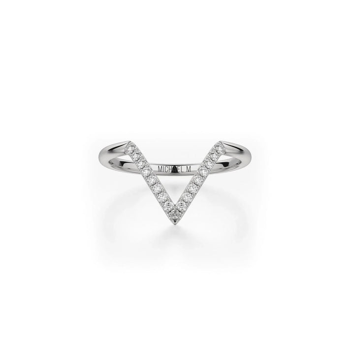 MICHAEL M Diamond V Ring F283-YG4