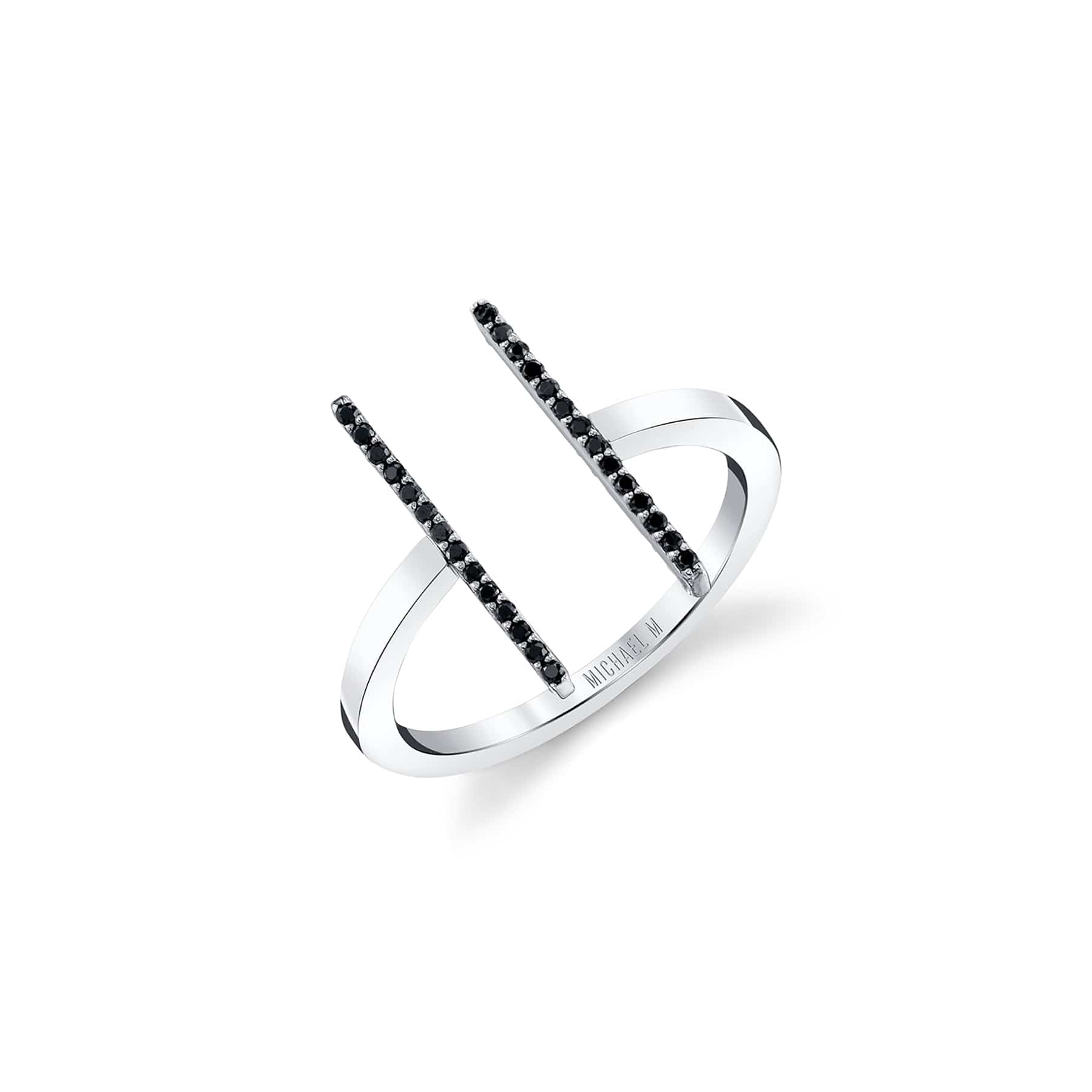 Double Bar Diamond Mix Ring