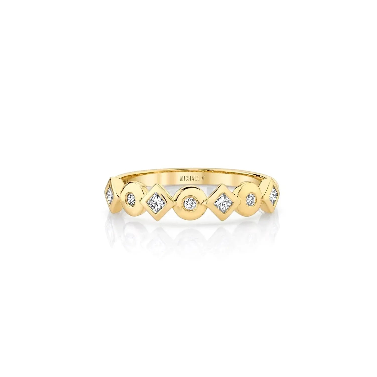 MICHAEL M Mixed Shape Bezel Ring F420
