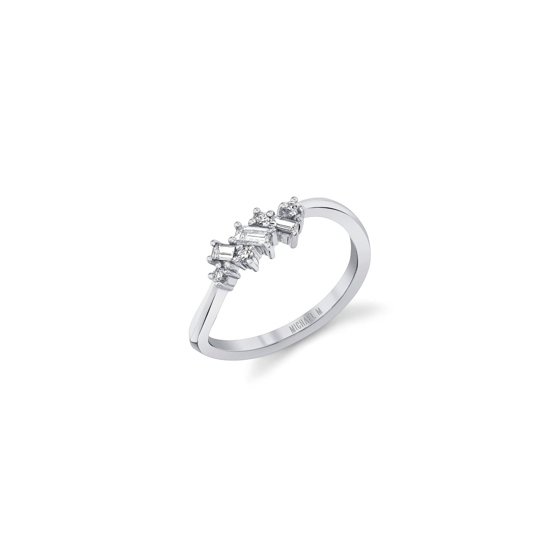 Mini Montage Baguette Cluster Ring