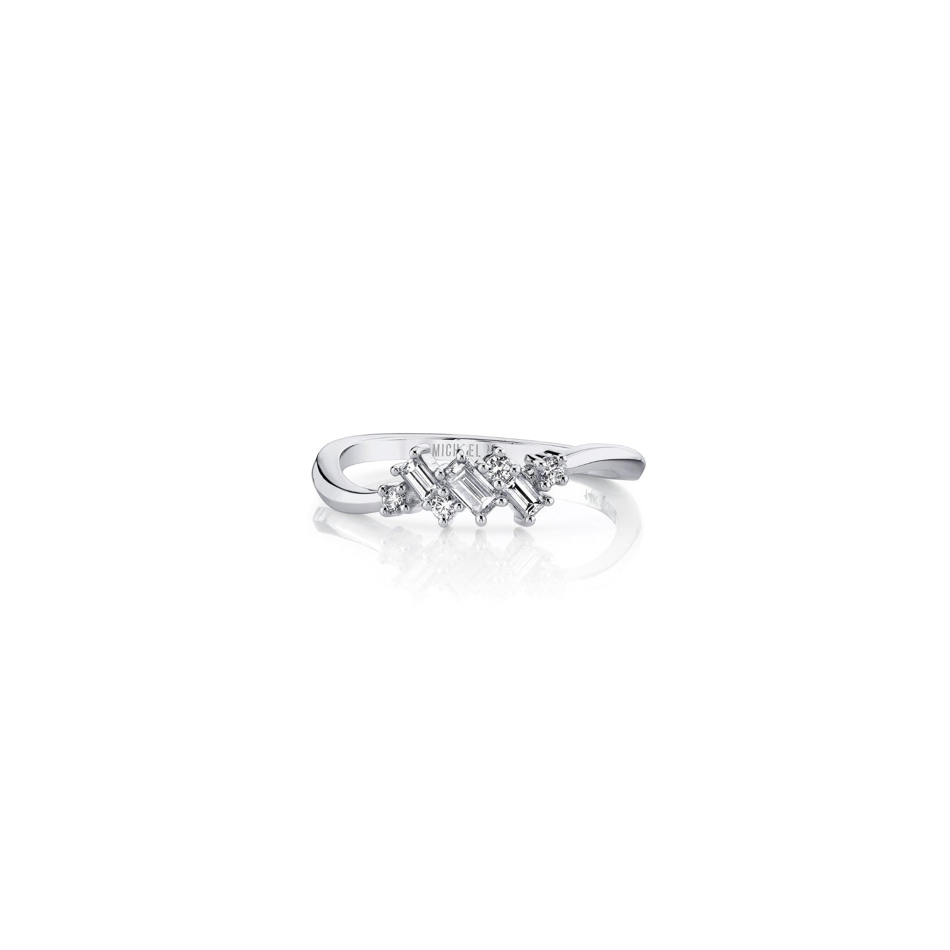 Mini Montage Baguette Cluster Ring